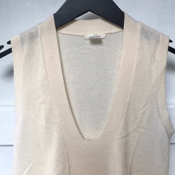 JCrew cream cashmere sweater vest S - Picture 3 of 8